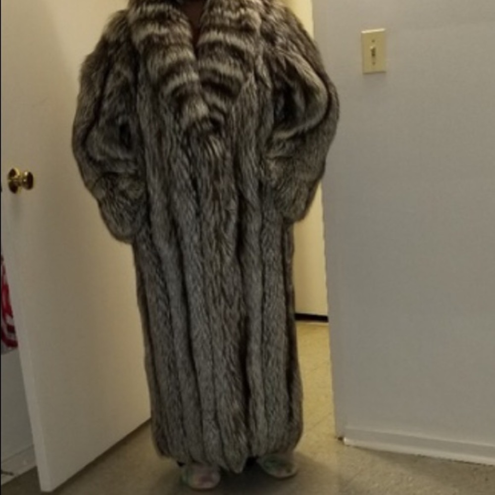 Fox Fur coat XL